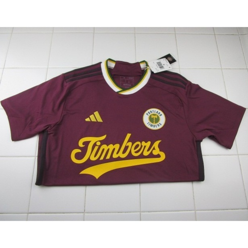 Adidas Portland Timbers 24/25 MLS 3rd Kit Soccer Jersey Men's Small IN4288